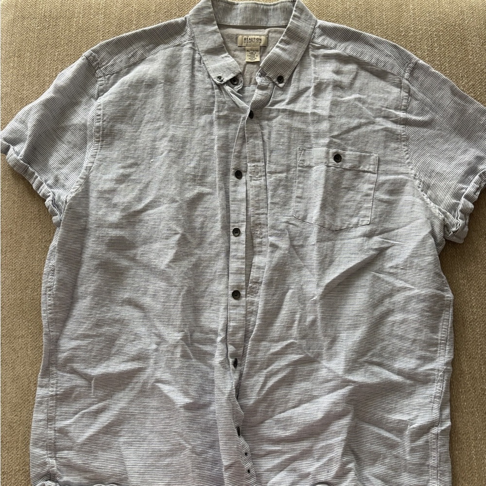 J. Crew Light Gray Casual Button-Down Shirt